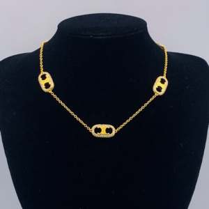 Celine Necklace NO:Y181261 Material:copper+18k gold