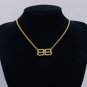 Balenciaga Necklace NO:Y188436 Material:copper+18k gold