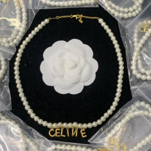 Celine Necklace NO:Y153799 Material:copper+18k gold