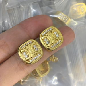 Celine Earring NO:Y177306 Material:copper+18k gold