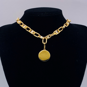 Celine Necklace NO:Y180110 Material:copper+18k gold