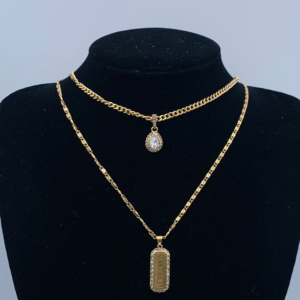 Alexander mcqueen Necklace NO:Y166848 Material:copper+18k gold