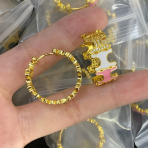 Celine Earring NO:Y169480 Material:copper+18k gold
