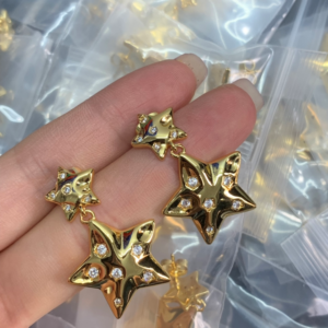 Celine Earring NO:Y133936 Material:copper+18k gold