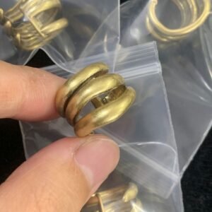 Alexander mcqueen Ring NO:Y163455 Material:copper+18k gold