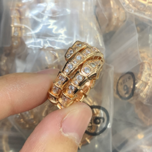 Bvlgari Ring NO:Y189503 Material:copper+18k gold