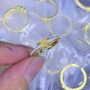 Celine Ring NO:Y222629 Material:copper+18k gold