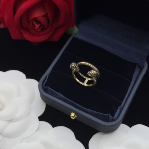 Alexander mcqueen Ring NO:Y144231-1 Material:copper+18k gold