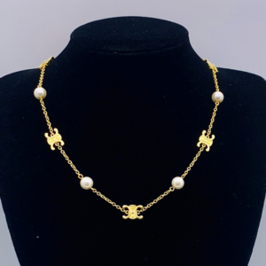 Celine Necklace NO:Y181002 Material:copper+18k gold