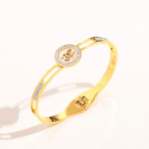 Chanel Bangle 17cm NO:J1109 Material:Stainless