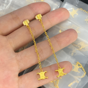 Celine Earring NO:Y173084 Material:copper+18k gold