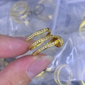 Cartier Ring NO:Y221707 Material:copper+18k gold