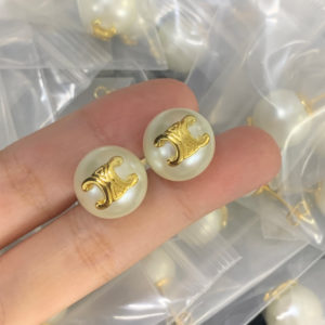 Celine Earring NO:Y176369 Material:copper+18k gold