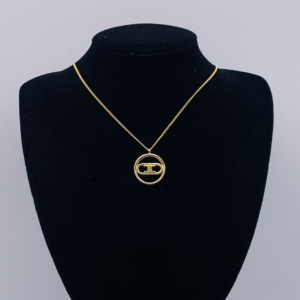 Celine Necklace NO:Y172984 Material:copper+18k gold