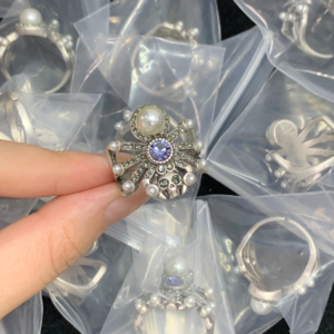 Alexander mcqueen Ring NO:Y144167 Material:copper+18k gold