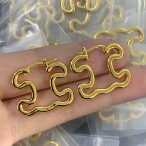 Celine Earring NO:Y153919 Material:copper+18k gold