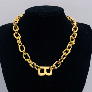 Balenciaga Necklace NO:Y189166 Material:copper+18k gold